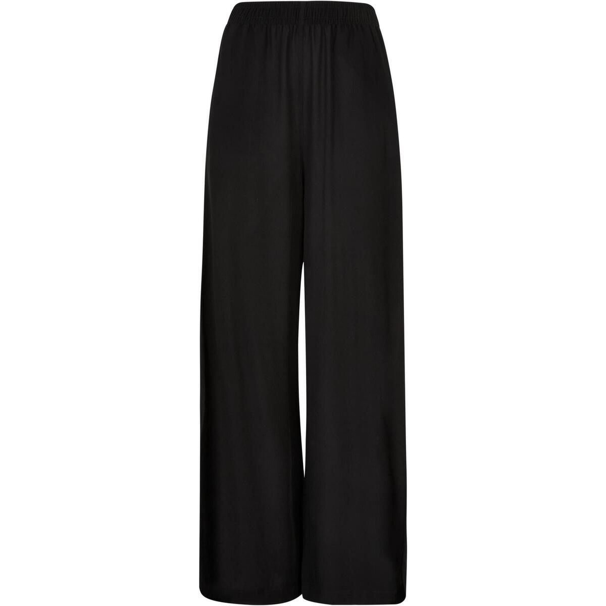 Kleidung Damen Jogginghosen Urban Classics Jogging large viscose grandes tailles femme Schwarz