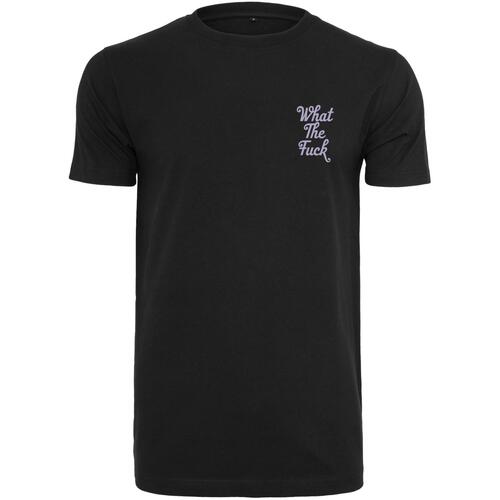 Kleidung Herren T-Shirts Mister Tee T-shirt  What The Fuck Schwarz