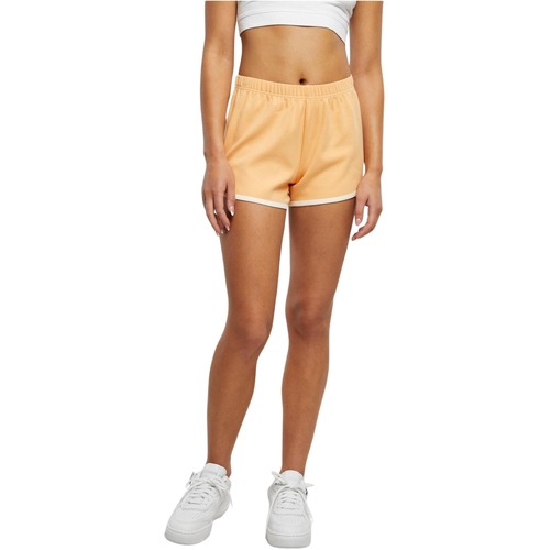 Kleidung Damen Shorts / Bermudas Urban Classics Short femme  Organic Interlock Retro Orange