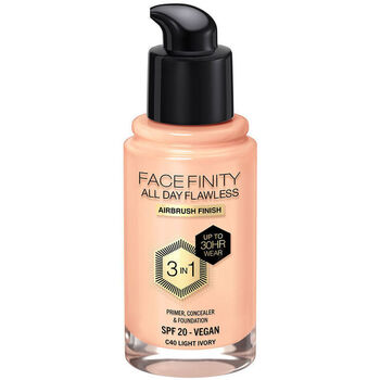 Beauty Damen Make-up & Foundation  Max Factor Facefinity All Day Flawless 3 In 1 Foundation c40-hellelfenbei 