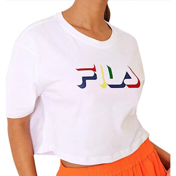 Kleidung Damen T-Shirts & Poloshirts Fila FAW010010001 Weiss