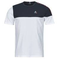 Kleidung Herren T-Shirts Le Coq Sportif TRI TEE SS N°2 M Weiss / Marine