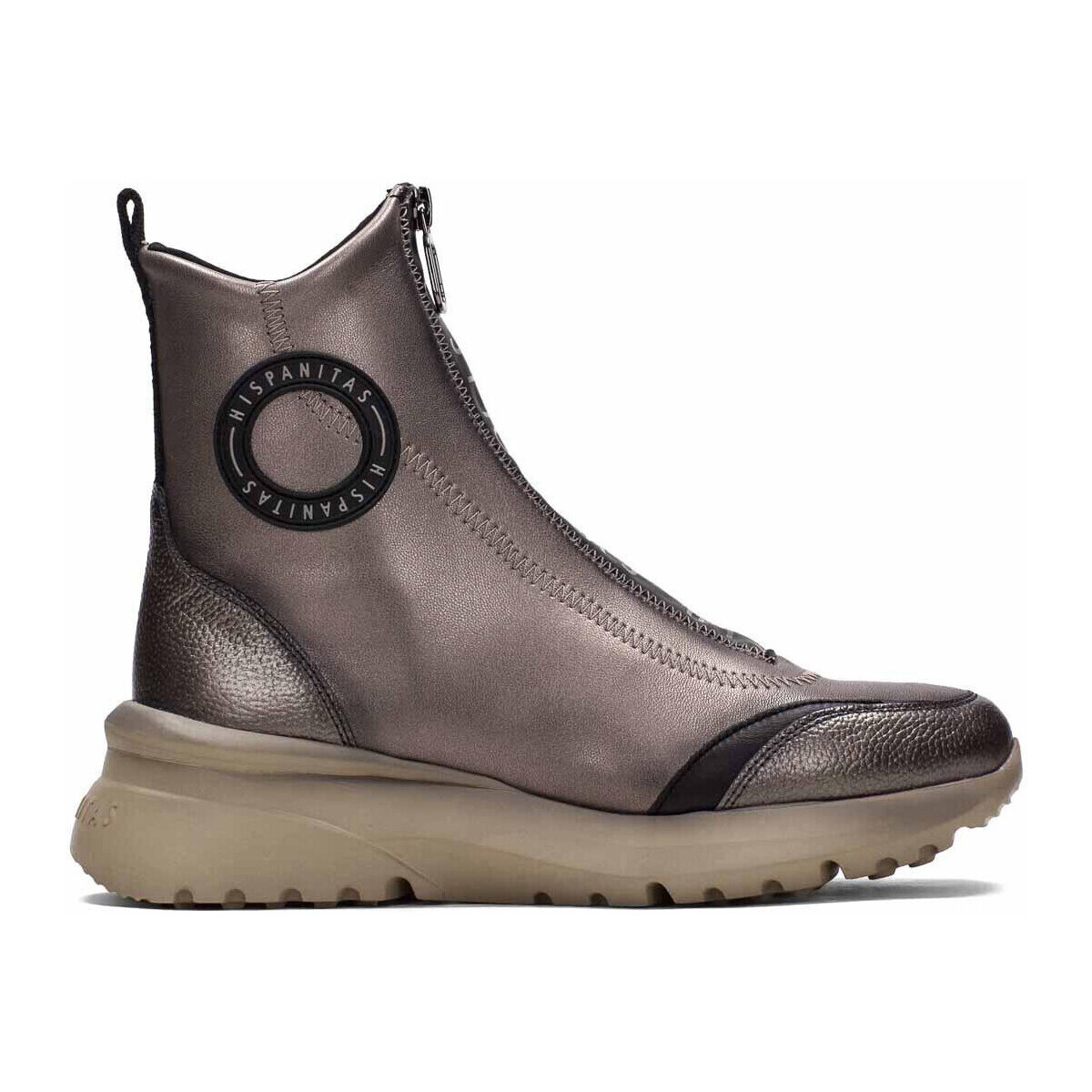 Schuhe Damen Low Boots Hispanitas HI233016 Silbern