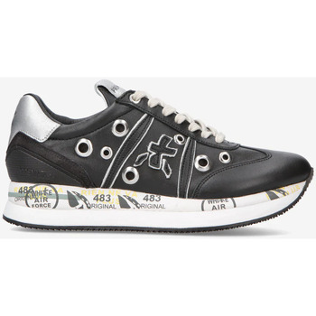 Schuhe Damen Sneaker Premiata CONNY 6553 Schwarz