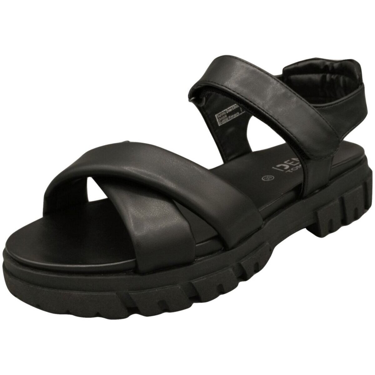 Schuhe Damen Sandalen / Sandaletten Tom Tailor Sandaletten 53972 5397205 black Schwarz