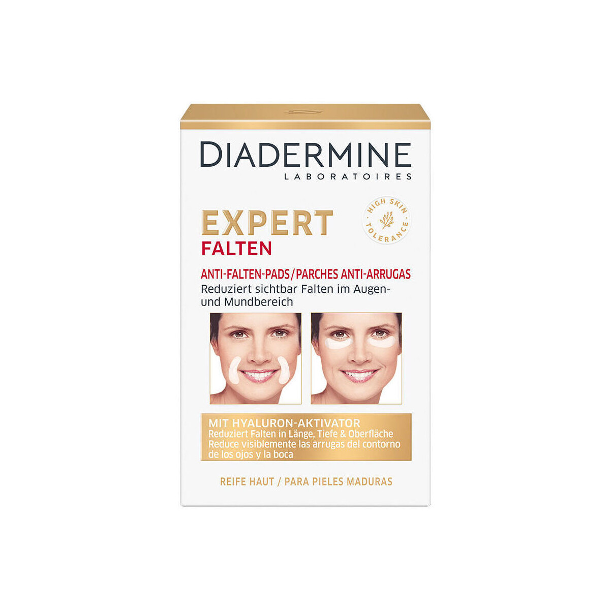 Beauty pflegende Körperlotion Diadermine Expert Anti-falten-pflaster Für Reife Haut 6 Einheiten 
