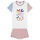 Kleidung Kinder Pyjamas/ Nachthemden Petit Bateau MANOELOU Weiss / Multicolor