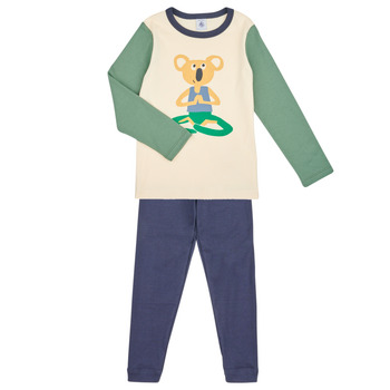 Kleidung Kinder Pyjamas/ Nachthemden Petit Bateau MANANE Multicolor