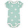 Kleidung Kinder Pyjamas/ Nachthemden Petit Bateau LOVING X3 Weiss / Grün