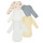 Kleidung Kinder Pyjamas/ Nachthemden Petit Bateau BODY US ML TROTINETTE X5 Multicolor