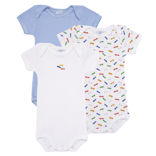 Kleidung Kinder Pyjamas/ Nachthemden Petit Bateau SKATE X3 Multicolor