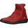 Schuhe Damen Boots Softinos Stiefelette Rot