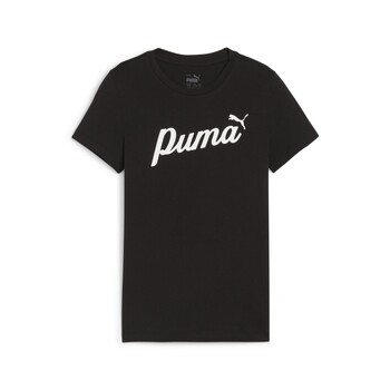 Kleidung Mädchen T-Shirts Puma ESS BLOSSOM TEE Schwarz