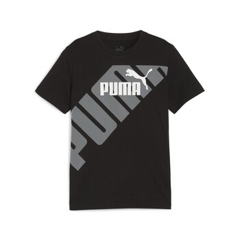 Kleidung Jungen T-Shirts Puma PUMA POWER GRAPHIC TEE B Schwarz