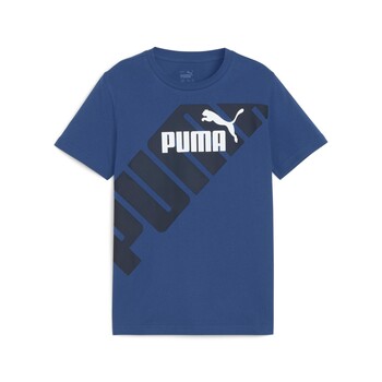 Kleidung Jungen T-Shirts Puma PUMA POWER GRAPHIC TEE B Blau