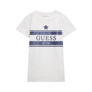Kleidung Mädchen T-Shirts Guess J4RI15 Weiss