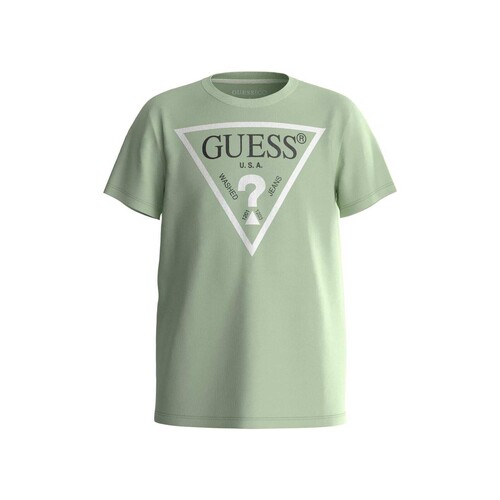 Kleidung Jungen T-Shirts Guess SHIRT CORE Grün
