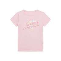Kleidung Mädchen T-Shirts Guess SS SHIRT Rosa