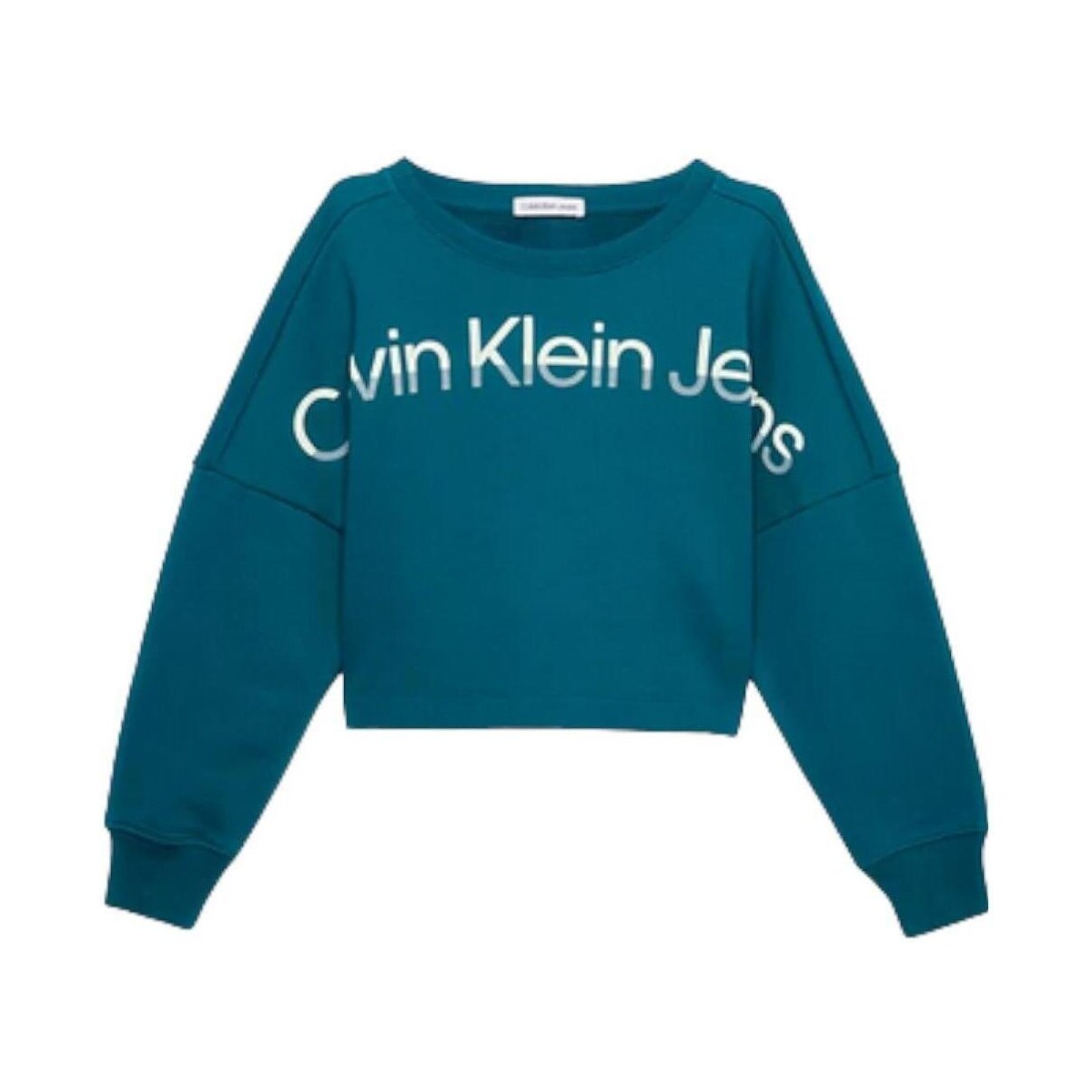 Kleidung Mädchen Sweatshirts Calvin Klein Jeans  Grün