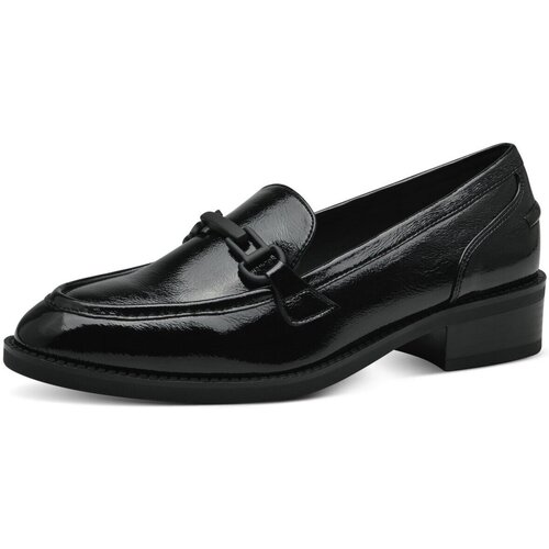 Schuhe Damen Slipper Tamaris Slipper 1-24301-41/018 BLACK PATENT SOPO 1-24301-21/018 Schwarz