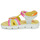 Schuhe Mädchen Sandalen / Sandaletten Agatha Ruiz de la Prada SANDALIA CORAZON Weiss / Multicolor