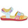 Schuhe Mädchen Sandalen / Sandaletten Agatha Ruiz de la Prada SANDALIA OLIMPIADAS Weiss / Multicolor