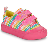 Schuhe Mädchen Sneaker Low Agatha Ruiz de la Prada ZAPATO LONA RAYAS Rosa / Multicolor