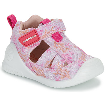 Schuhe Mädchen Sandalen / Sandaletten Biomecanics SANDALIA ESTAMPADA Rosa / Multicolor