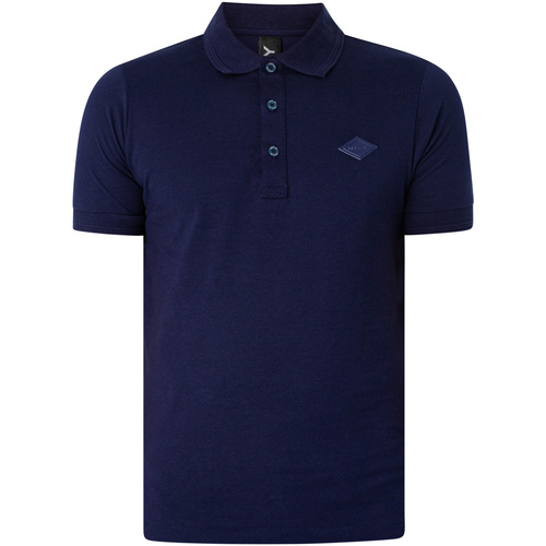 Kleidung Herren Polohemden Replay Poloshirt mit Diamant-Logo Blau