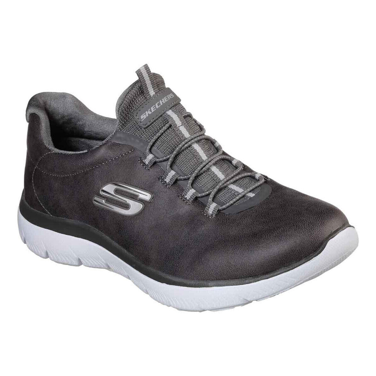 Schuhe Damen Sneaker Skechers 88888301 SUMMITS - ITZ BAZIK Grau