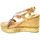 Schuhe Damen Sandalen / Sandaletten Gold&gold 142368 Beige