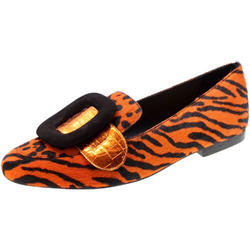 Schuhe Damen Slipper Stefany P. 245810 Orange