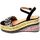 Schuhe Damen Sandalen / Sandaletten Woz 461707 Schwarz