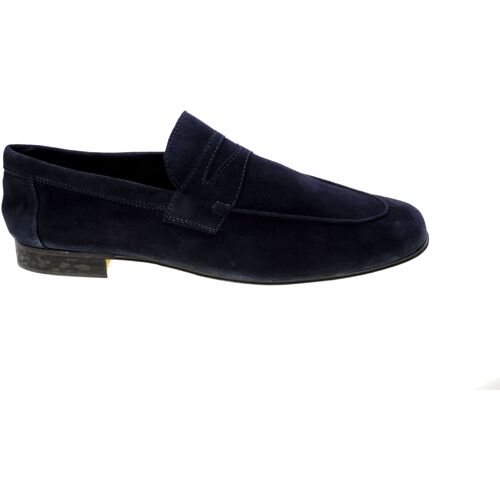 Schuhe Herren Slipper Antica Cuoieria 142847 Blau