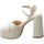 Schuhe Damen Sandalen / Sandaletten Lorenzo Mari 142860 Weiss