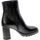 Schuhe Damen Low Boots Lorenzo Mari 141960 Schwarz