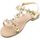 Schuhe Damen Sandalen / Sandaletten Gold&gold 142359 Gold