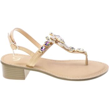 Schuhe Damen Sandalen / Sandaletten Gold&gold 142360 Beige