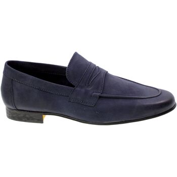 Schuhe Herren Slipper Antica Cuoieria 142849 Blau