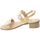 Schuhe Damen Sandalen / Sandaletten Gold&gold 142378 Beige