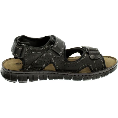 Schuhe Herren Sandalen / Sandaletten Erremme Moda 337835 Schwarz