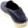 Schuhe Herren Leinen-Pantoletten mit gefloch Viguera 143001 Blau