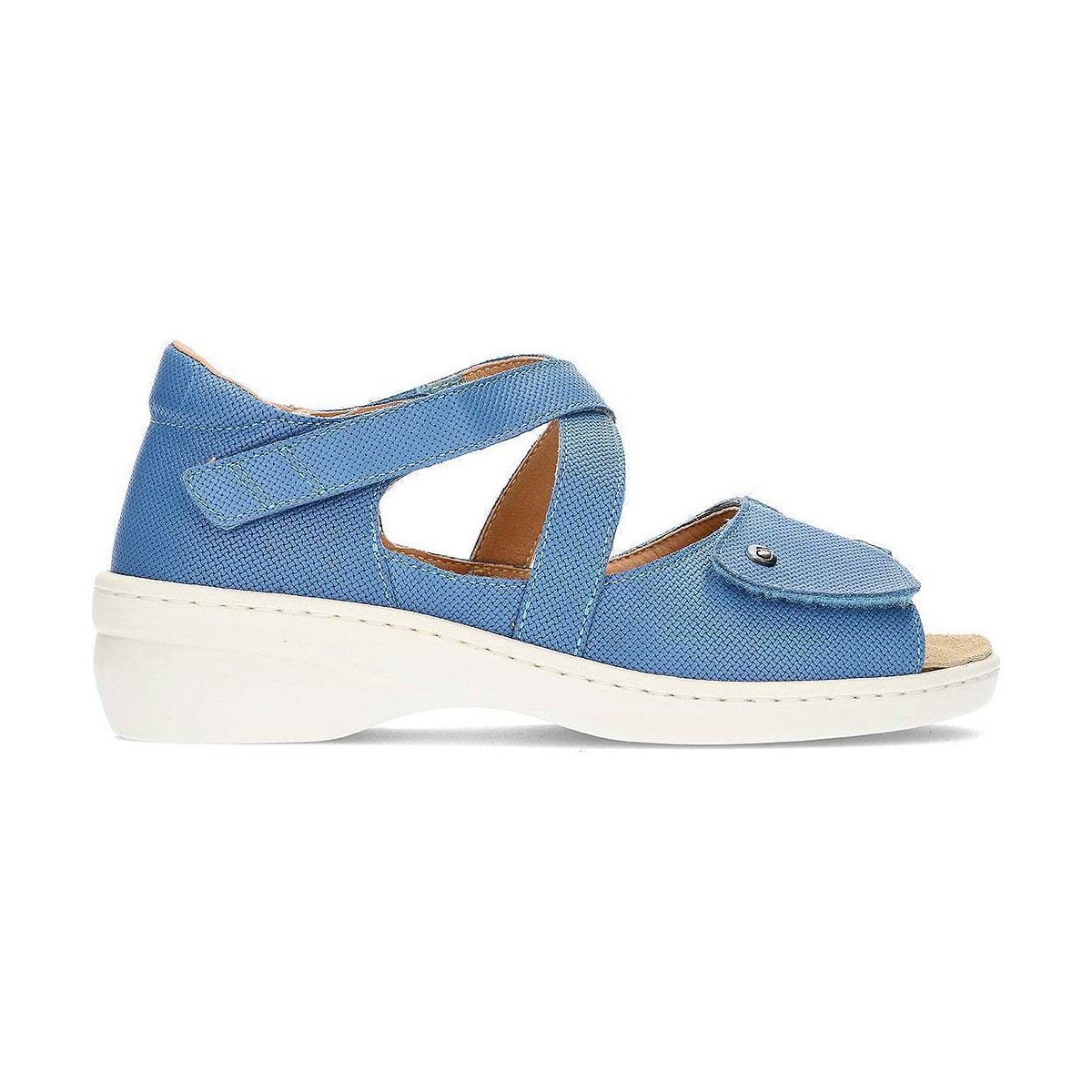 Schuhe Damen Sandalen / Sandaletten Calzamedi SANDALEN  SONDERWEITE 0759-A Blau