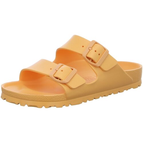 Schuhe Damen Pantoffel Birkenstock Badeschuhe Arizona Essentials EVA 1025586 papaya EVA 1025586 Orange