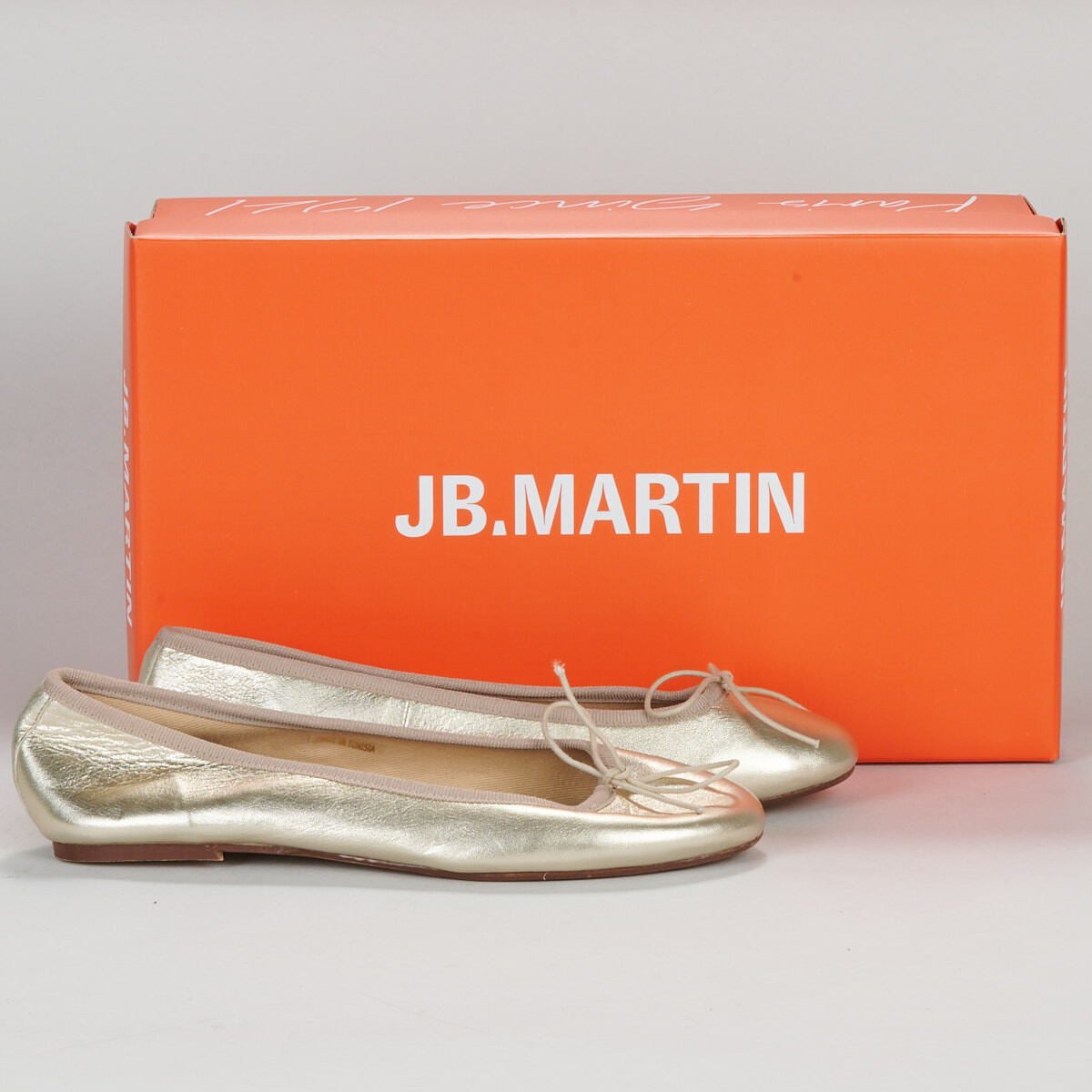 Schuhe Damen Ballerinas JB Martin ROMY Gold