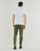 Kleidung Herren Polohemden Calvin Klein Jeans CK EMBRO BADGE SLIM POLO Weiss