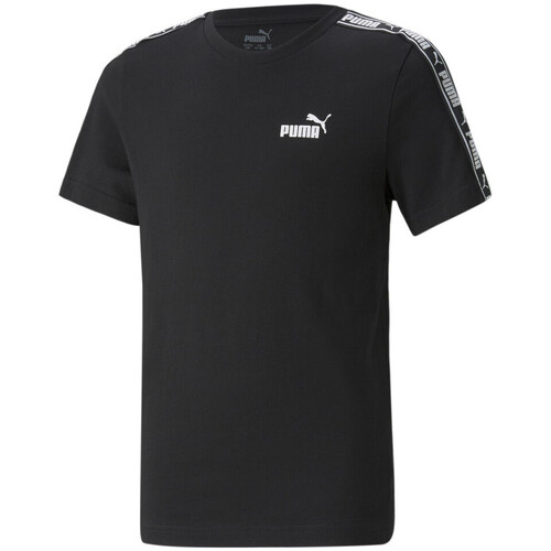 Kleidung Jungen T-Shirts Puma 848371-01 Schwarz