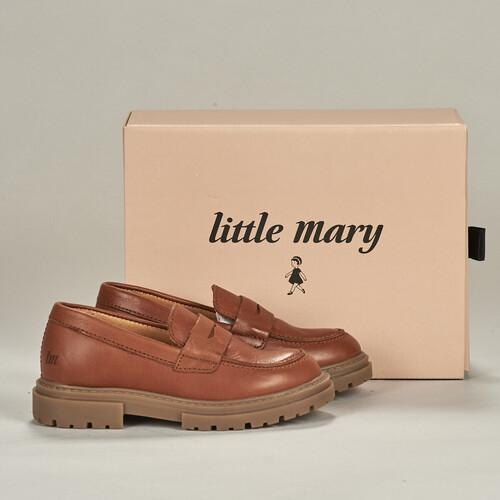 Schuhe Mädchen Slipper Little Mary MARILOU Braun
