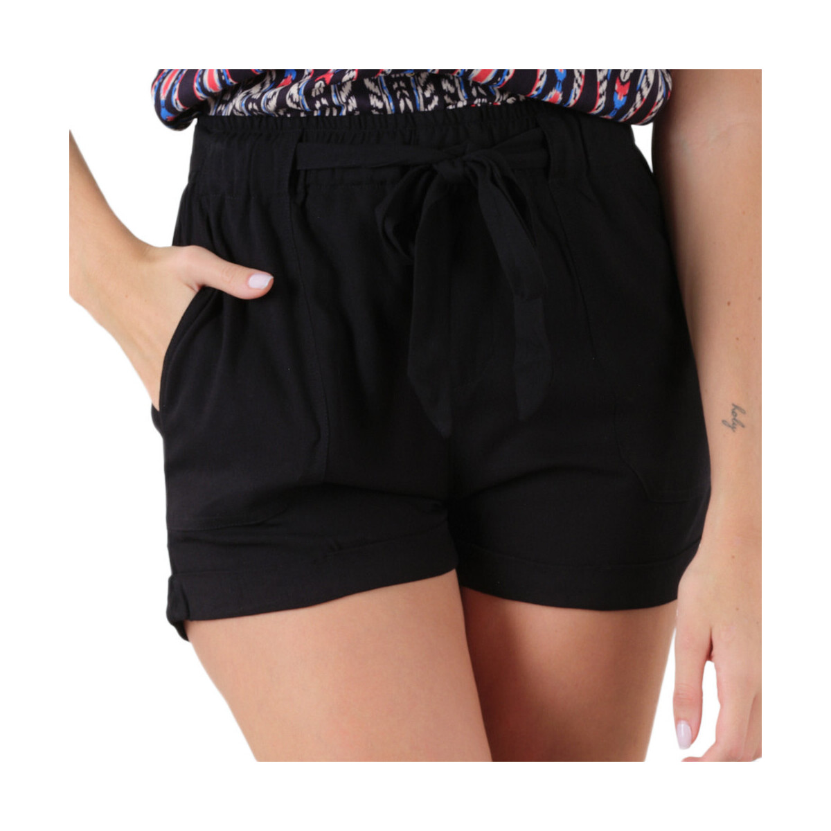 Kleidung Damen Shorts / Bermudas Deeluxe 03T710W Schwarz
