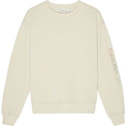Kleidung Kinder Sweatshirts Calvin Klein Jeans IU0IU00434 INSTITUTIONAL-ACI CLASSIC BEIGE Beige